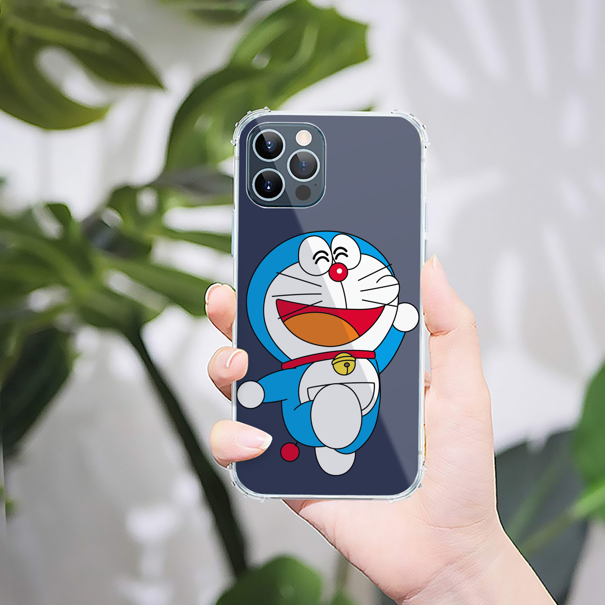 （画像用） ドラえもん Doraemon 【iPhone 12シリーズ対応】透明スマホケース（クリアソフトケース）